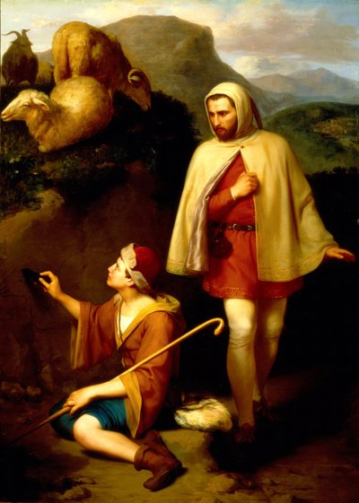 Giotto y Cimabue de José María Obregón